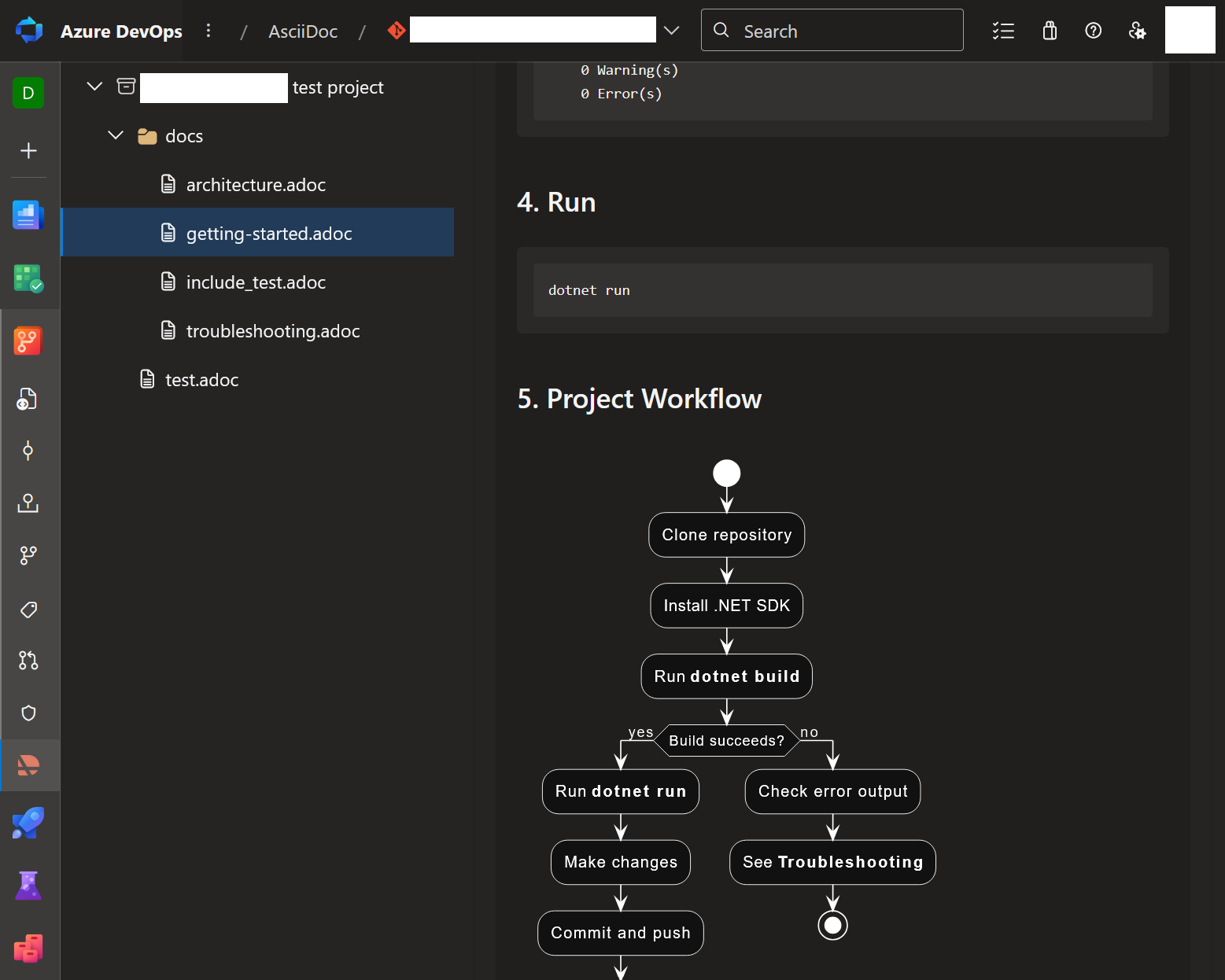 Repository Hub View